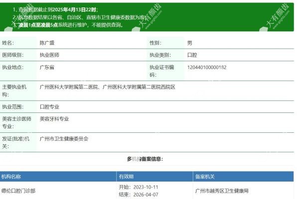 德伦囗腔医院陈广盛医生www.fakemusicmedia.com