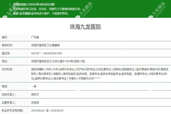 珠海九龙整形医院